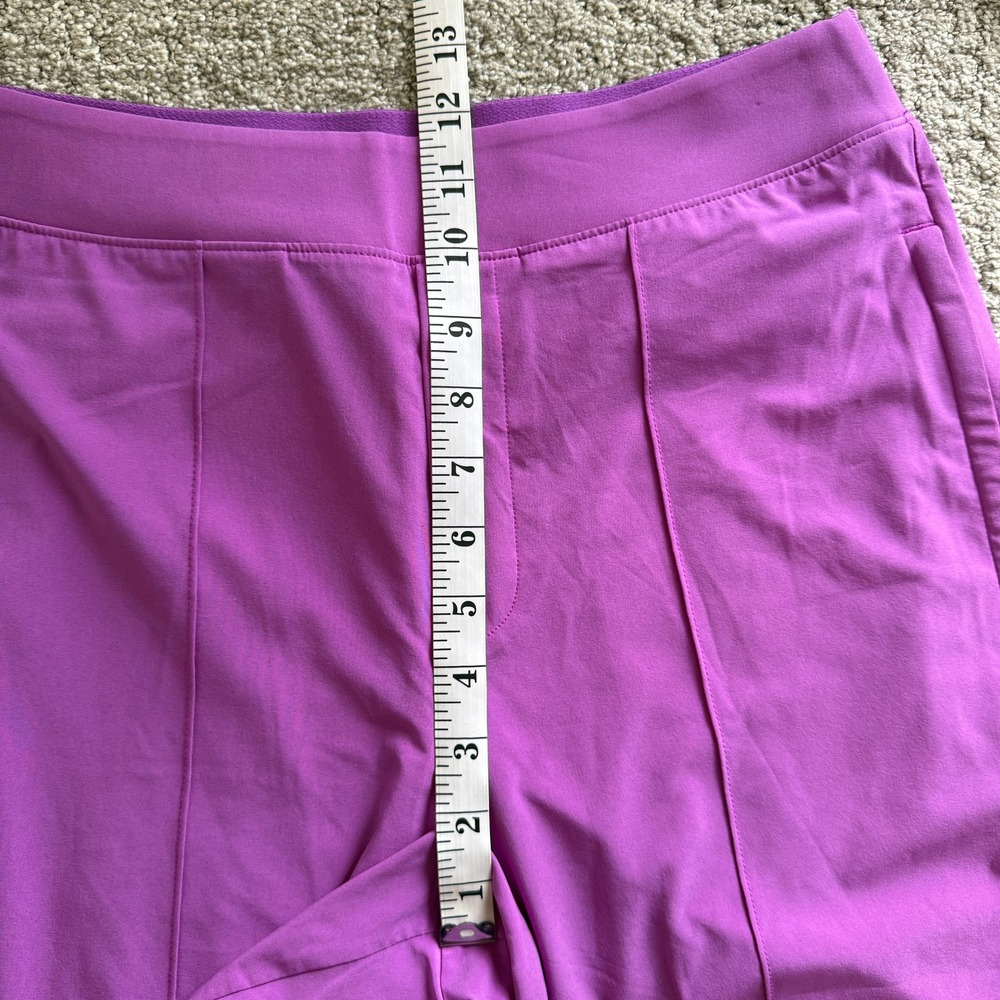 Athleta Brooklyn Pant Purple Sz 4 Athleisure Bright Maximal Gorpcore Comfortable - Picture 6 of 12